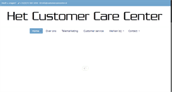 Desktop Screenshot of customercarecenter.nl